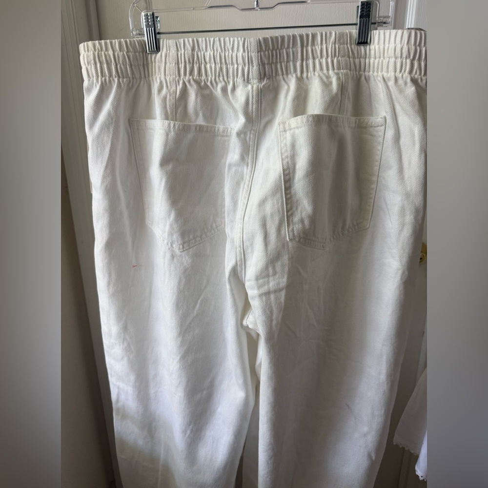 UNIVERSAL THREAD White Wide-Leg Drawstring Pants … - image 5